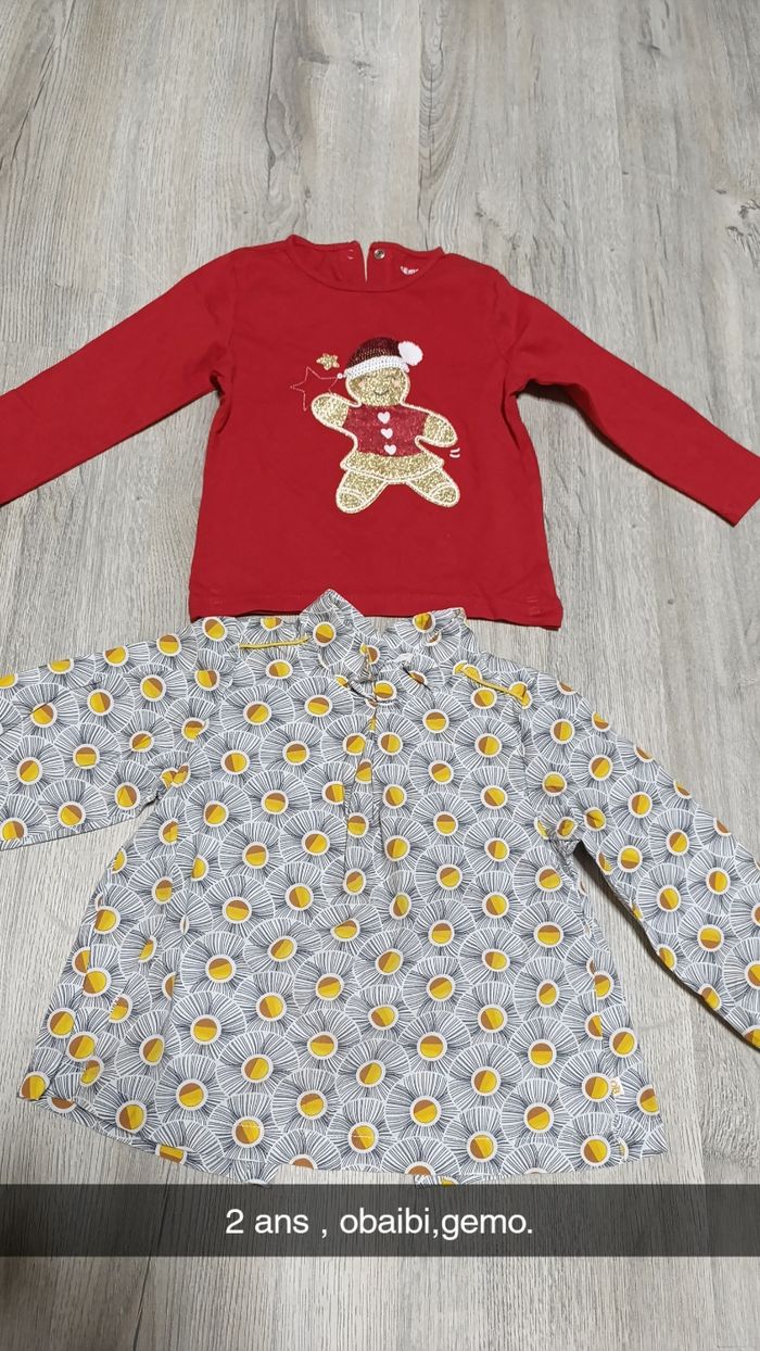 Lot vêtements fille 2 ans - photo numéro 3