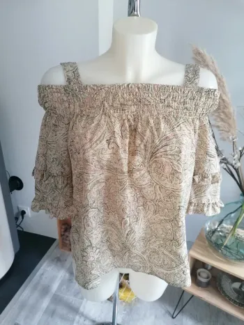 Blouse épaules dénudées 38