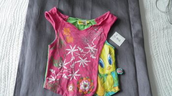 Débardeur multicolore 2 ans Titi