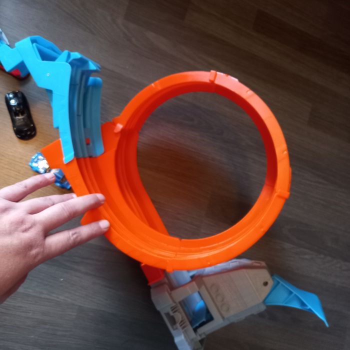 Hot wheels - circuit looping avec double rampe - photo numéro 3