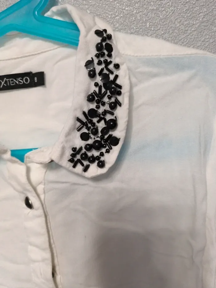Chemise col bijoux 8 ans - photo numéro 3