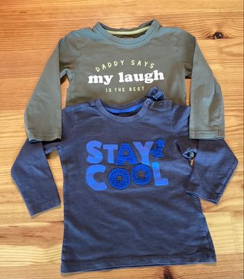 Lot de 2 teeshirts 24 mois