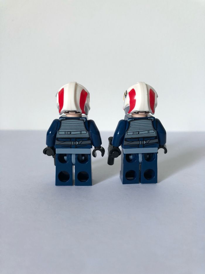 Figurine type lego 2 pilotes de la rébellion star Wars - photo numéro 3