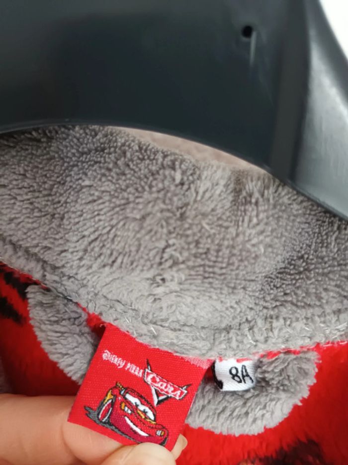 Peignoir polaire avec ceinture Cars 8 ans - photo numéro 3