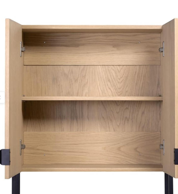 Etagère pont WC et lave-linge l.66 x H.180, chêne naturel, Dock - photo numéro 5