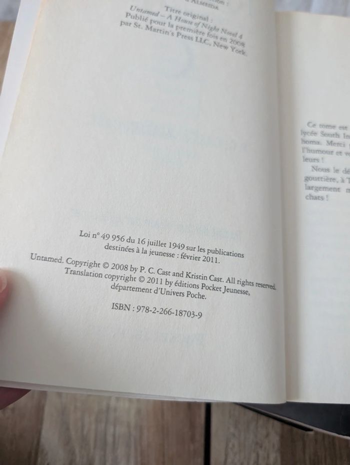 Lot livres La maison de la nuit - photo numéro 8