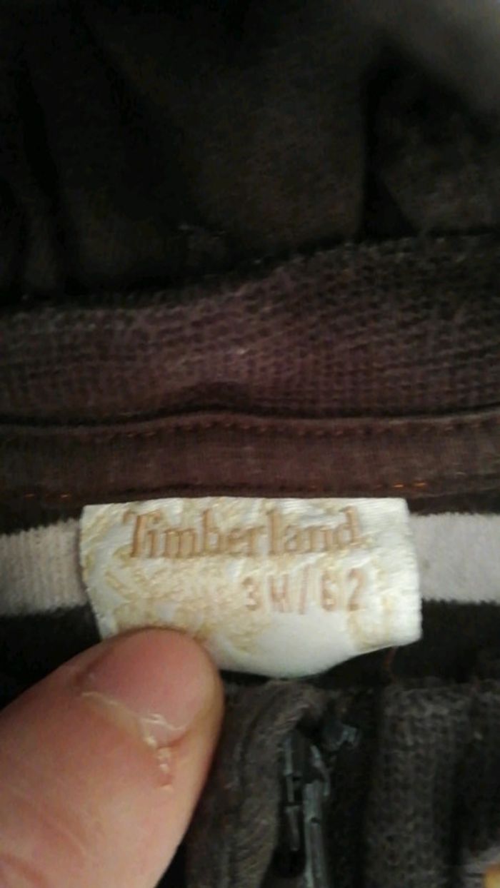 Gilet zip fille timberland 3 mois - photo numéro 3