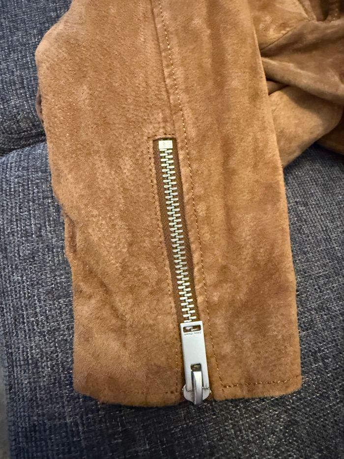 Veste perfecto en cuir homme Zara taille L - photo numéro 6