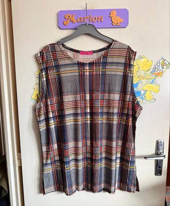 Blouse à carreaux, taille xxl/xxxl, marque H&L