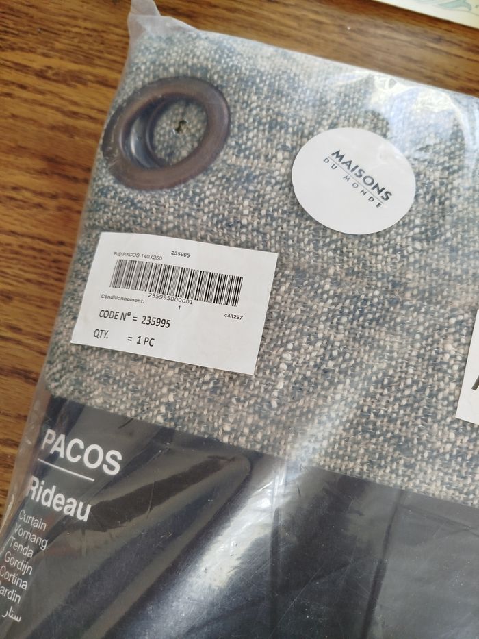 Lot de deux magnifiques rideaux - photo numéro 8