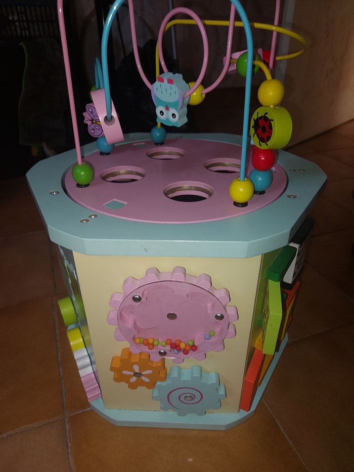 Cube activités en bois - photo numéro 5