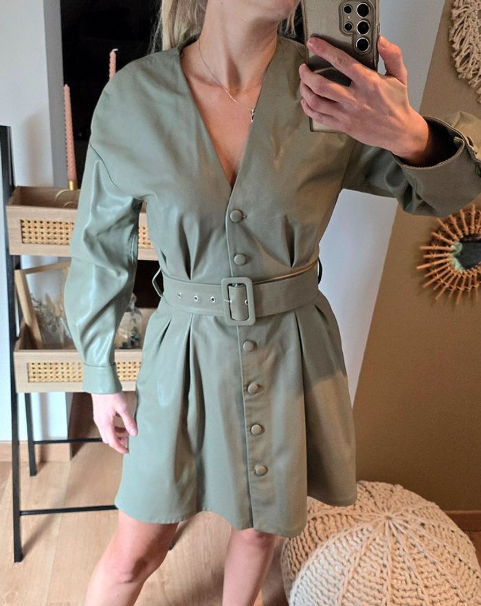 Robe cuir Zara