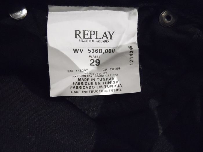 jeans Replay noir taille 38 / 40 - photo numéro 2
