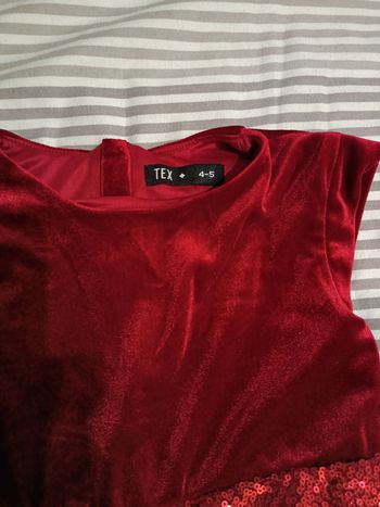 Robe velours et voile