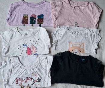 Lot de 6 tshirts taille 6 ans