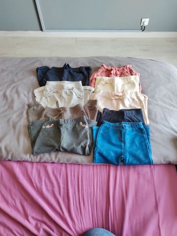 Lot pantalons fille