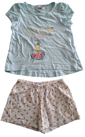 Pyjama short fille 3-4 ans TBE