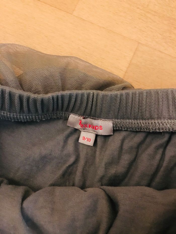 Jupe fille taille 9/10 ans grise - photo numéro 4