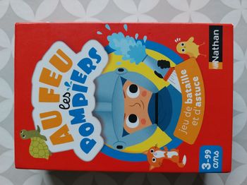 Au feu les pompiers ! – Jeu de cartes enfants – Nathan – Dès 3 ans – Complet – Excellent état