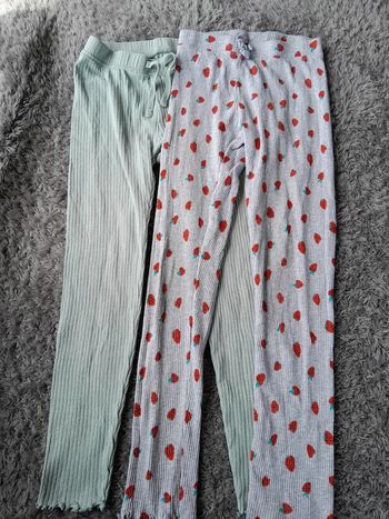 Lot 2 legging côtelé