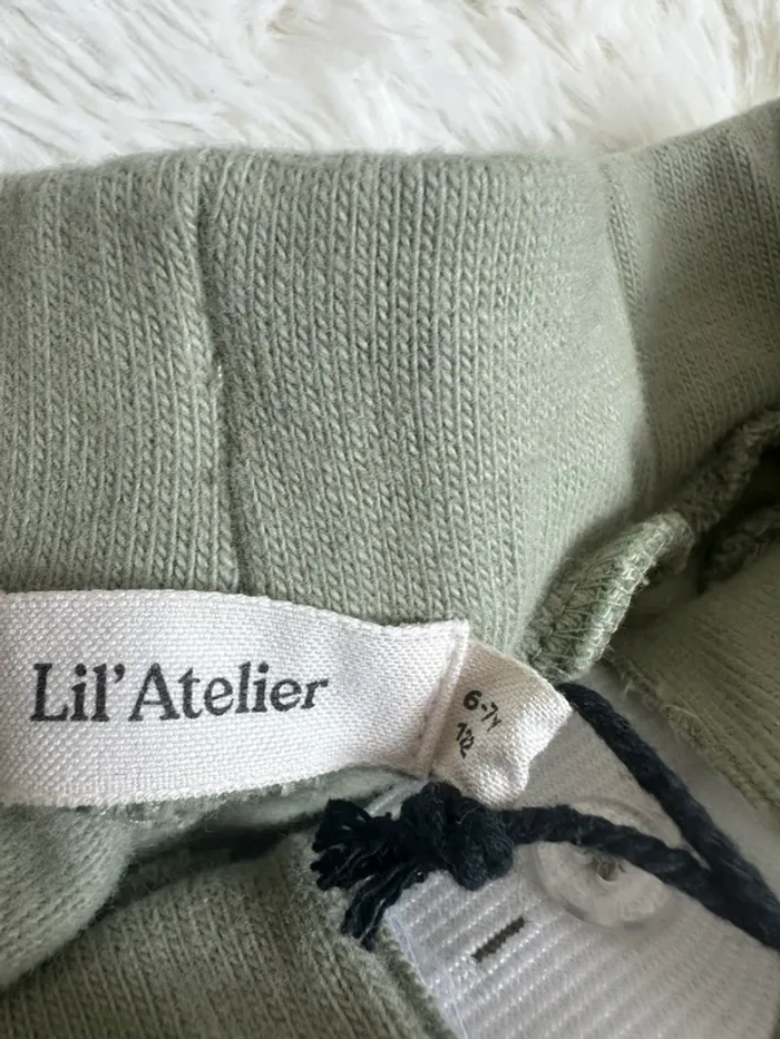 Pantalon jogging sauge Lil atelier taille 6-7 ans - photo numéro 3