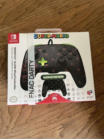 Manette switch SuperMario scellée