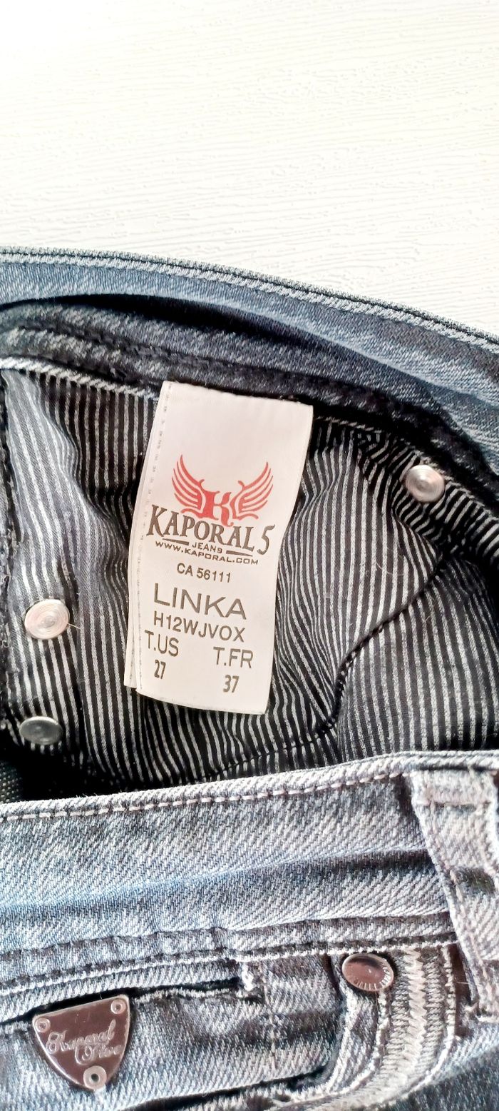 Pantalon jeans femme taille xs kaporal - photo numéro 5