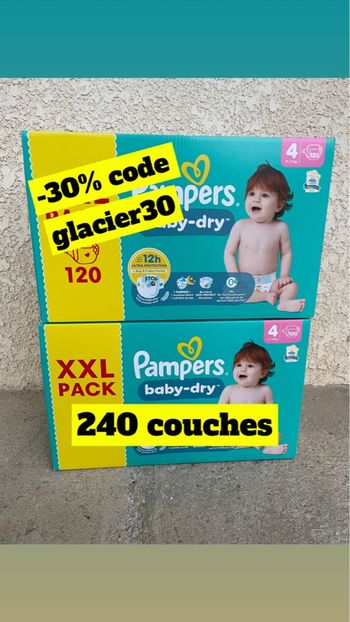 Pampers baby dry taille 4