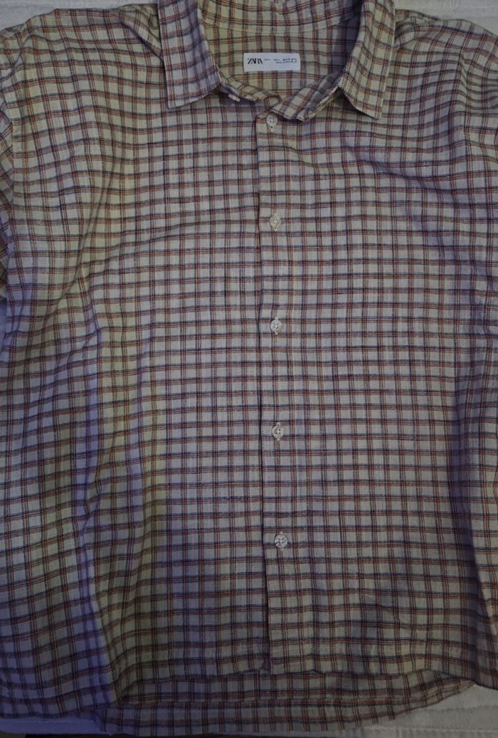 Chemise structuré a Carreaux Zara 🌸 - photo numéro 2