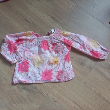 Blouse jolis motifs florales