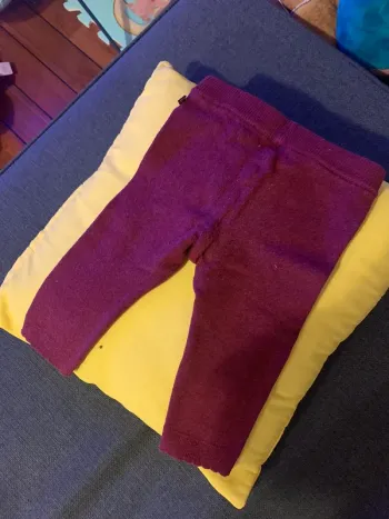 Pantalon chaud bordeau