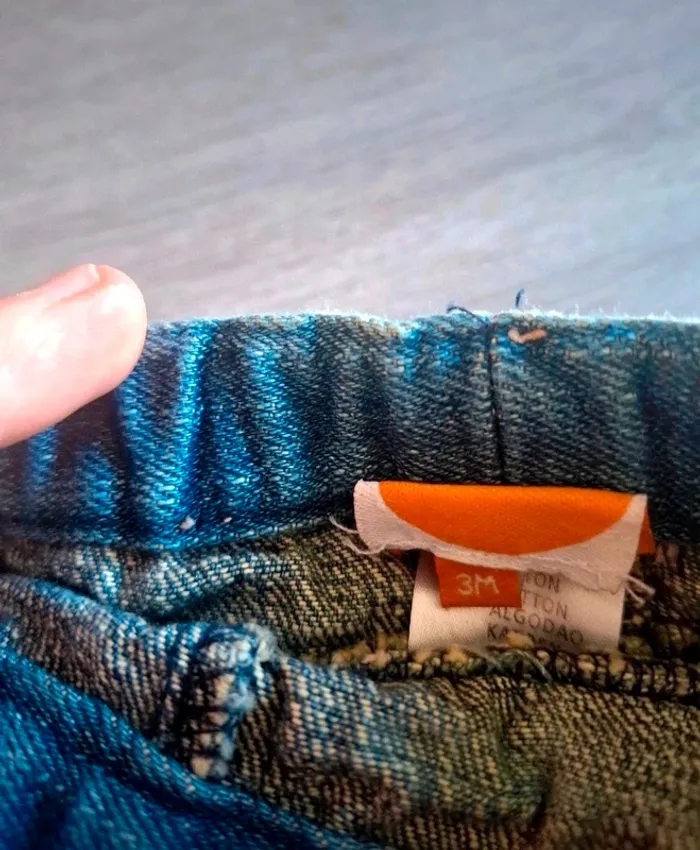 Lot de Pantalons jean taille 3 mois TBE - photo numéro 5