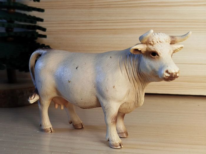 Schleich Vache beige figurine animal de la ferme - photo numéro 2