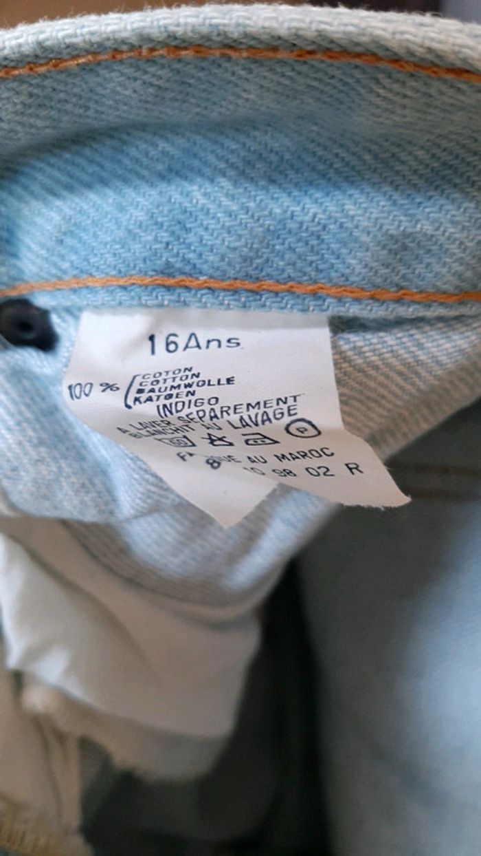 Jeans fille taille 16ans - photo numéro 3