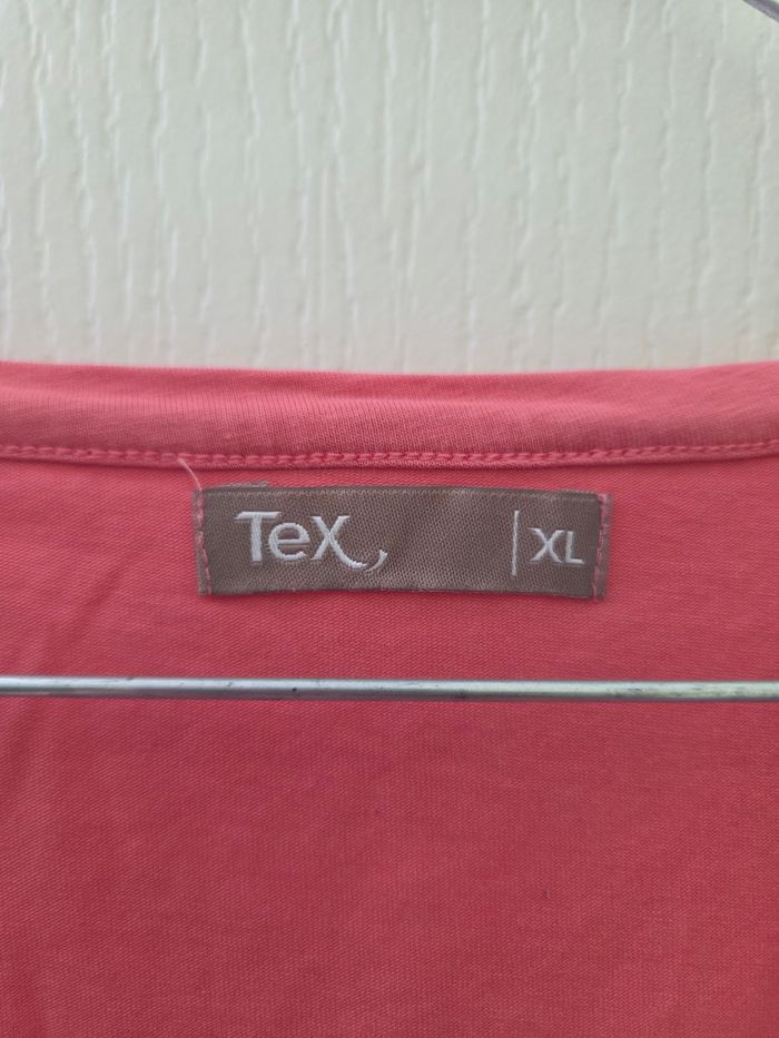 Haut rose Tex - Taille 42 (XL) - Coton stretch - photo numéro 3