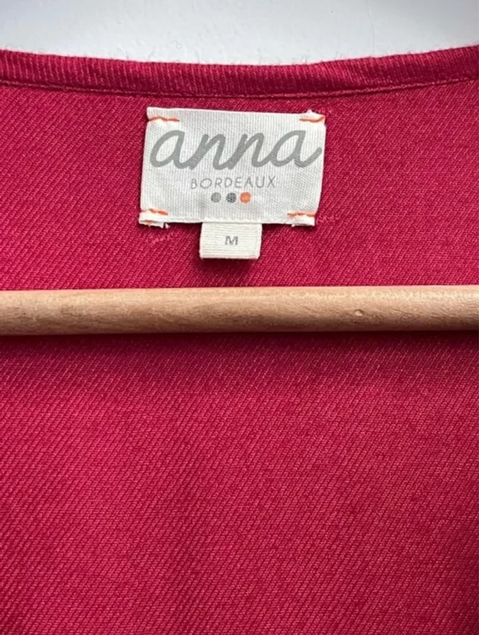 Superbe Robe brodée Anna Bordeaux 🌸 38 40 42 - photo numéro 7