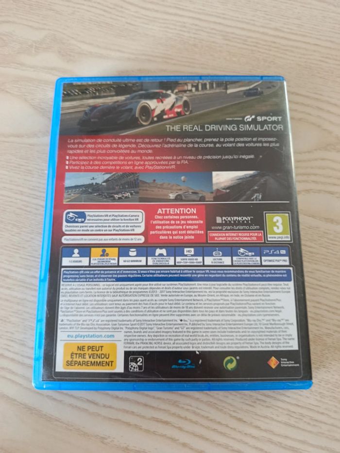 Jeu gran turismo sport pour ps4 - photo numéro 2