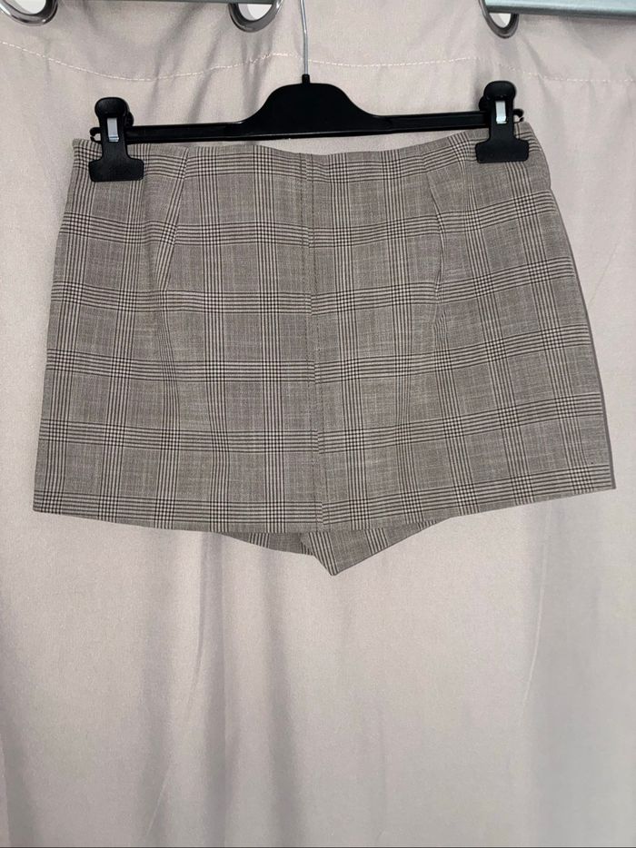 Jupe short à carreaux Bershka S - photo numéro 2