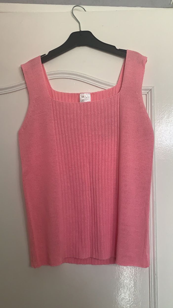 Débardeur rose été