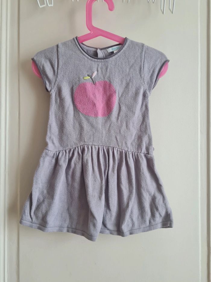 Robe hiver grise Obaibi taille 18 mois