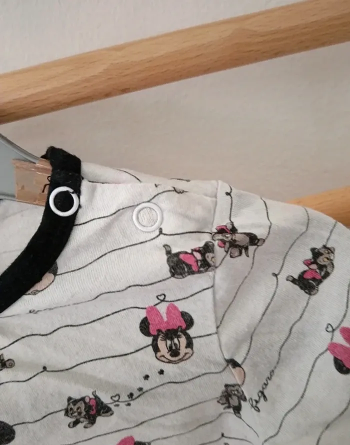 T-shirt manche longue disney baby minnie - photo numéro 3