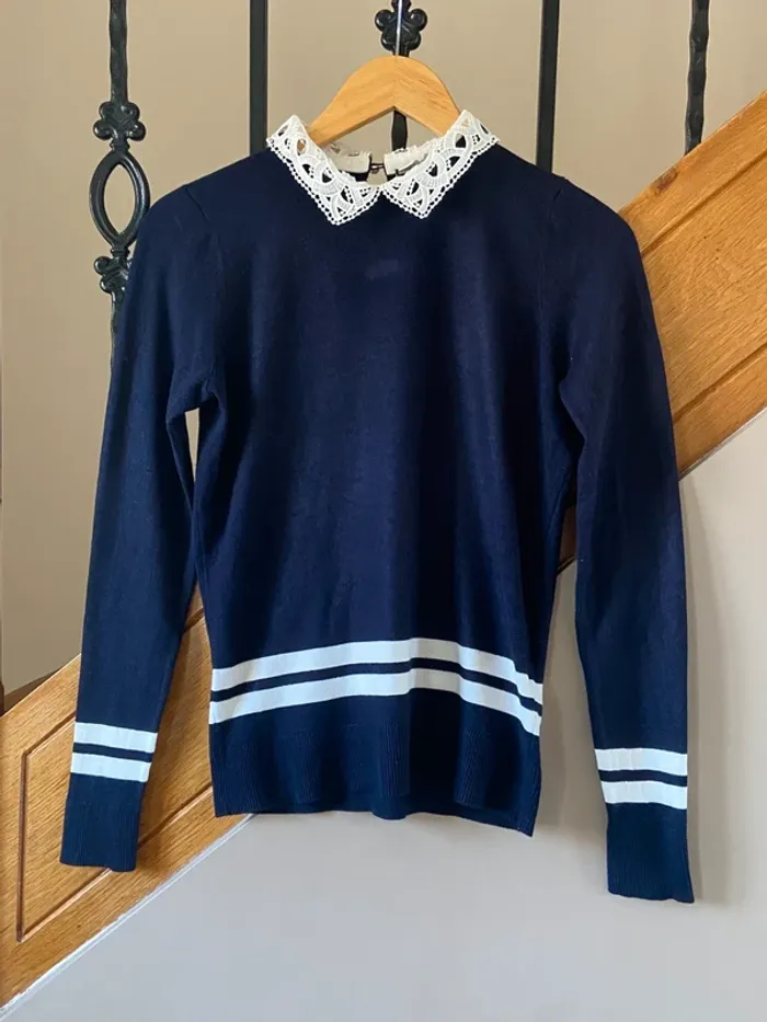 Pull avec col brodé Naf Naf