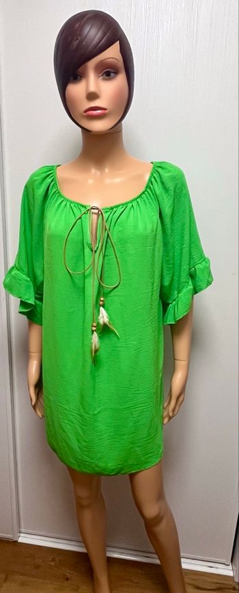 Robe tunique verte