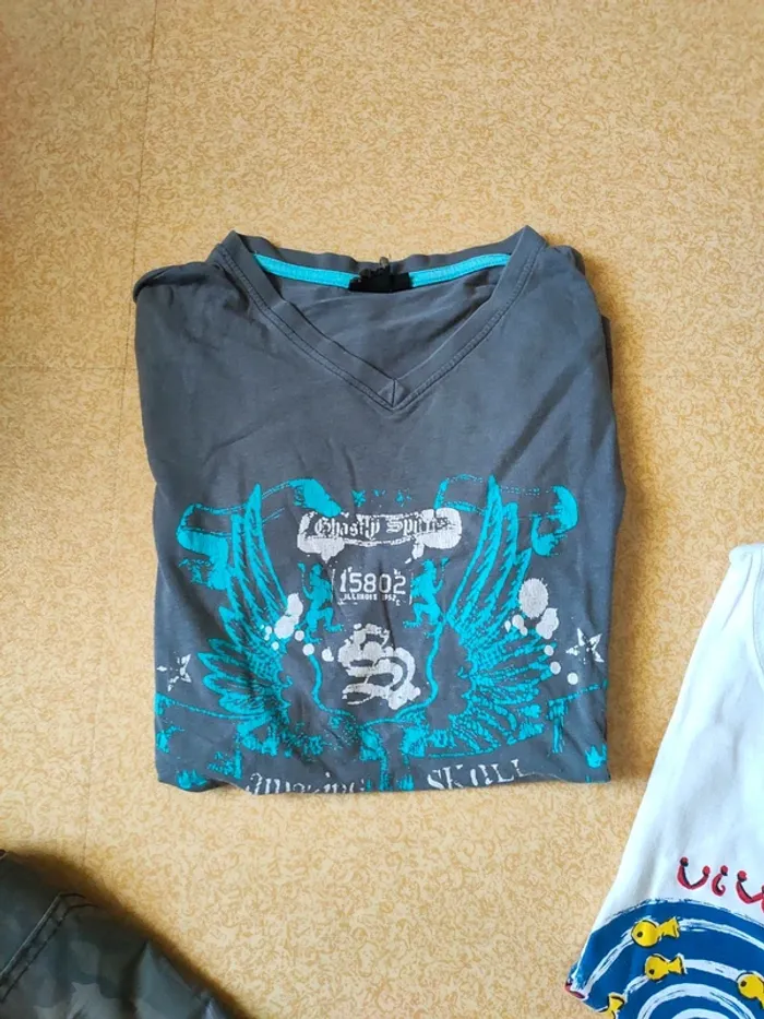 Lot garçon 14 ans Tee shirt et pantalon - photo numéro 3