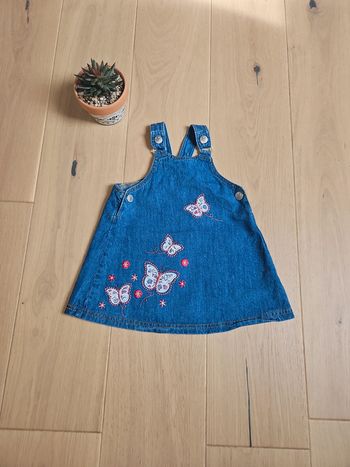Robe jeans fille 18 mois  Bleu