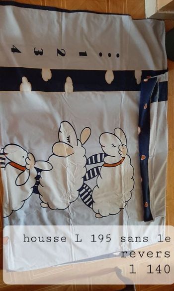 Ensemble drap housse housse de couette enfant