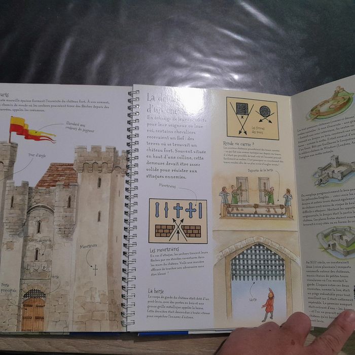 livre à volets Châteaux et chevaliers - photo numéro 5