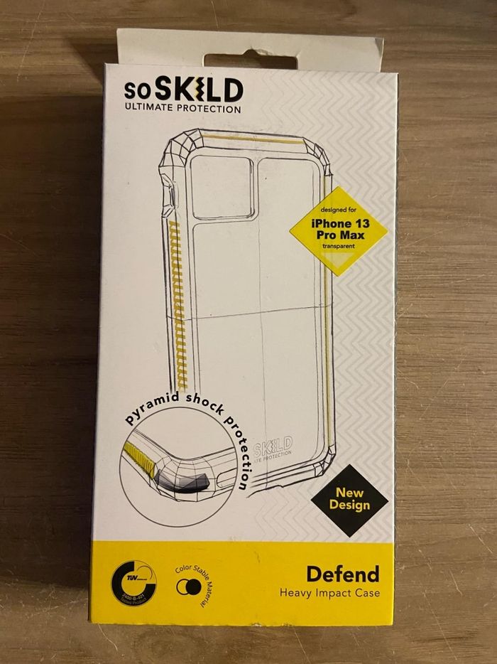 Coque Iphone 13 pro max transparent so skild ultimate protection