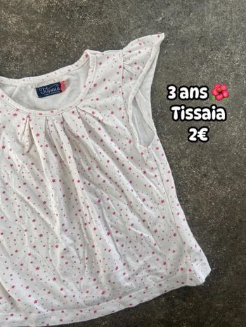 T-shirt 🌺 3 ans 🌺 Tissaia