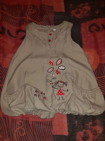 Jolie robe marron 6mois